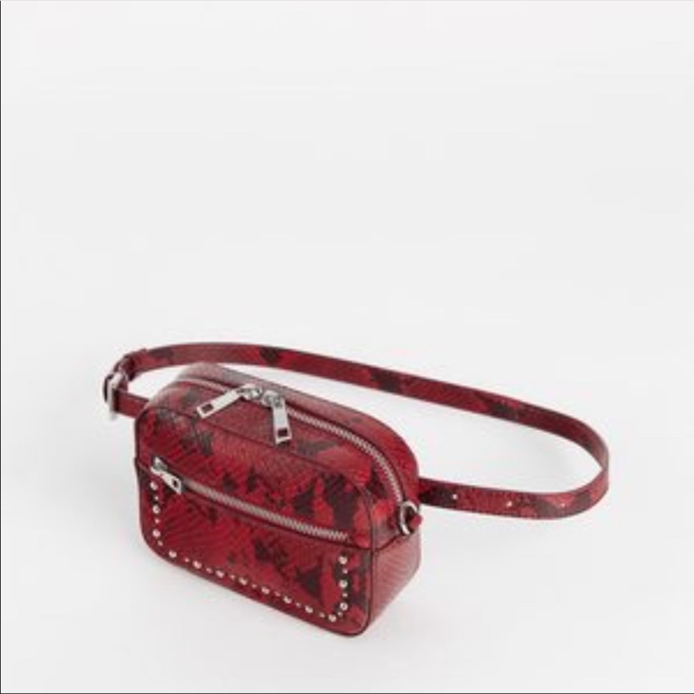 Zara Studded Convertible Crossbody Belt Bag